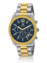 Relógio masculino Marea B41291 / 3 bicolor prata ouro