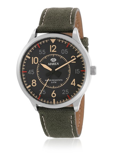 Marea Man Watch B41328/4 Grönt Läder