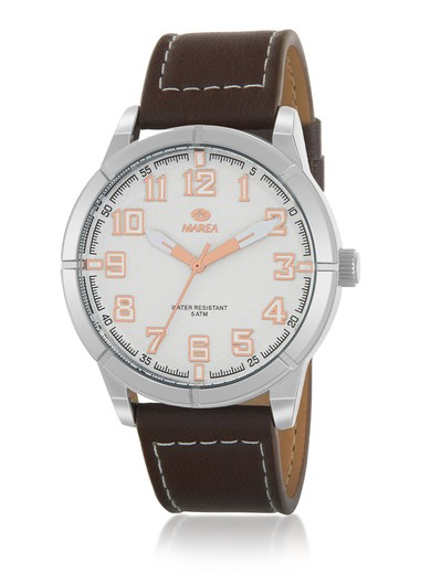 Marea Herrenuhr B41357/1 braunes Leder