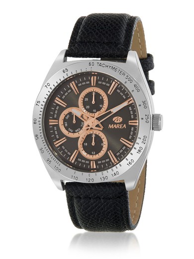 Reloj Marea Hombre B41374/1 Piel Negro