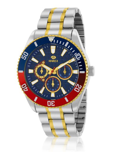 Reloj Marea Hombre B41393/4 Acero Bicolor Dorado