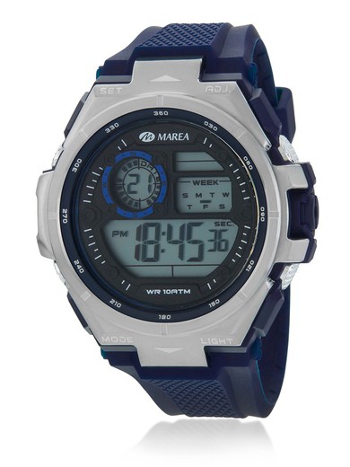 Montre Homme Marea B44105/2 Silicone Bleu