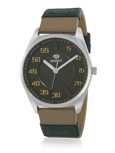 Reloj Marea Hombre B54240/3 Bicolor Beige Verde