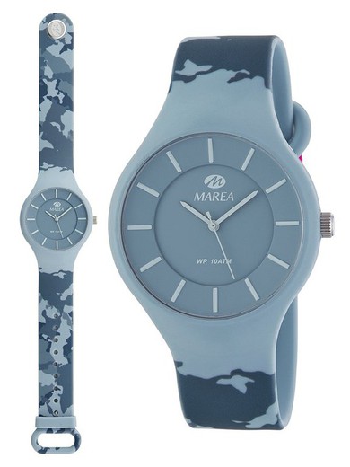 Marea Herrenuhr Camouflage B35324 / 27 Blue Camouflage