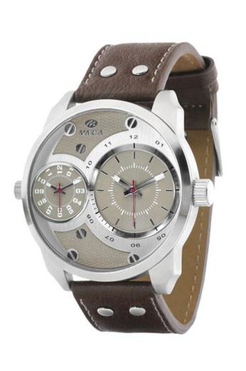 Marea leren herenhorloge B21158 / 2