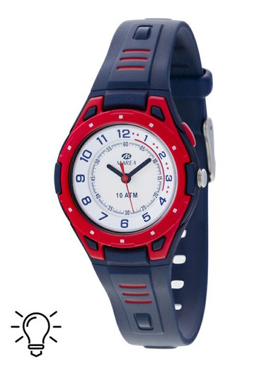 Reloj Marea Infantil B25137/2 Sport Azul Rojo
