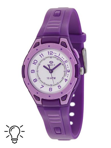 Παιδικό ρολόι Marea B25137 / 5 Sport Purple
