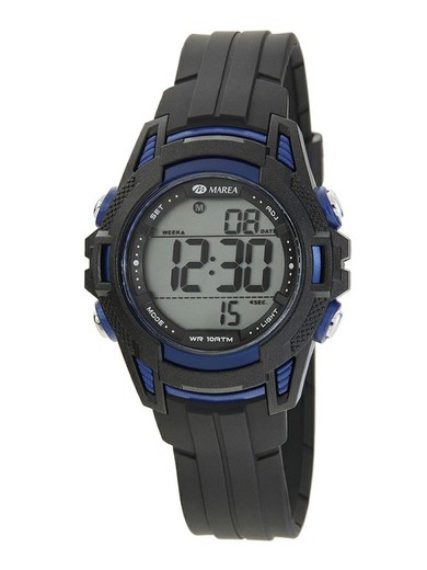 Reloj Marea Infantil B44099/2 Digital Negro Azul