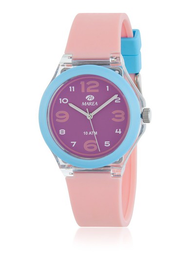 Marea Woman B35355/2 Sportowy różowy zegarek