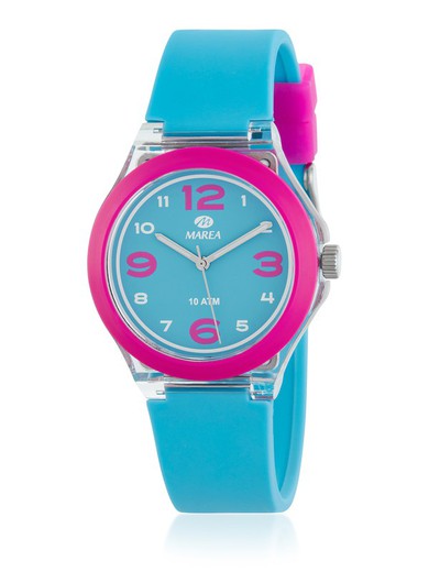Marea dames B35355/3 sportblauw horloge