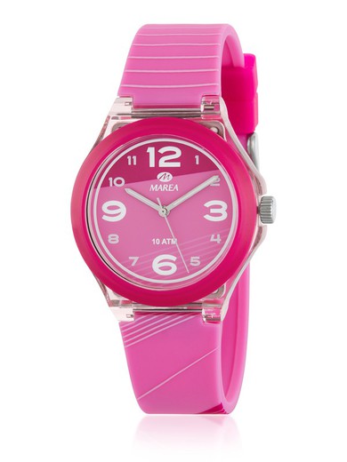 Marea Woman B35355/6 Sportowy różowy zegarek