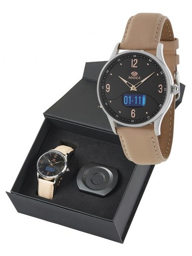 Montre Femme Marea B36142 / 1 Smartwatch en cuir marron