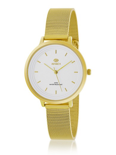 Γυναικείο ρολόι Marea B41197/13 ματ χρυσό
