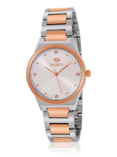 Γυναικείο ρολόι Marea B41280 / 1 Bicolor Pink