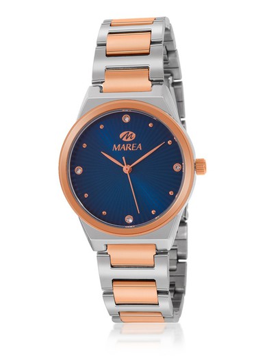 Γυναικείο ρολόι Marea B41280 / 3 Bicolor Pink