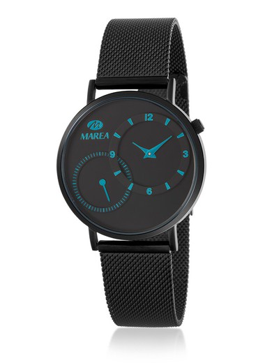 Γυναικείο ρολόι Marea B41296/3 Μαύρο Ματ