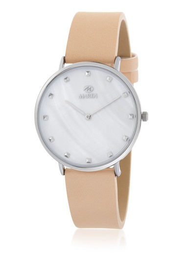 Damski zegarek Marea B41309/2 różowa skóra