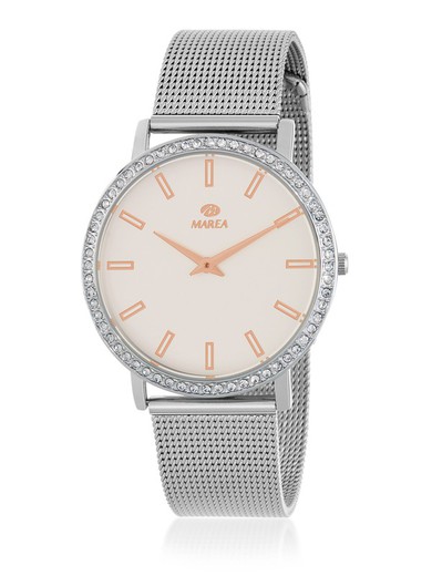 Γυναικείο ρολόι Marea B41351/1 Ατσάλινο Ματ