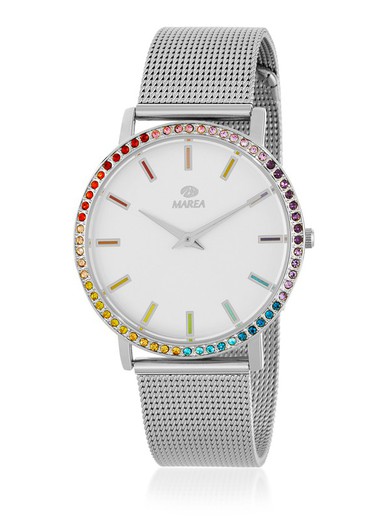Γυναικείο ρολόι Marea B41351/2 Ατσάλινο Ματ