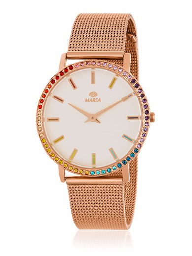 Zegarek damski Marea B41351/4 Różowy mat