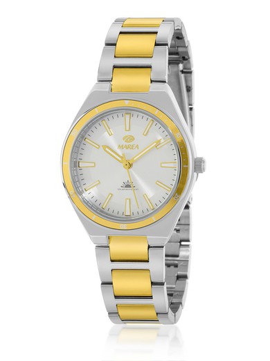 Reloj Marea Mujer B41383/4 Acero Bicolor Dorado