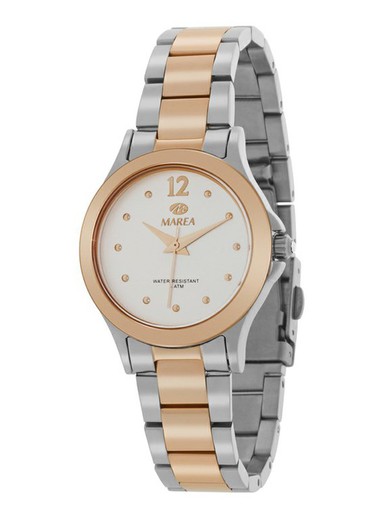 Γυναικείο ρολόι Marea B54086 / 4 Bicolor Pink