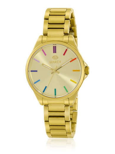 Relógio feminino Marea B54232/4 ouro