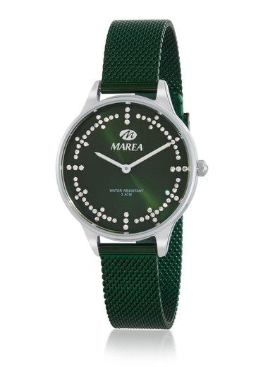 Relógio feminino Marea B54233/2 aço verde