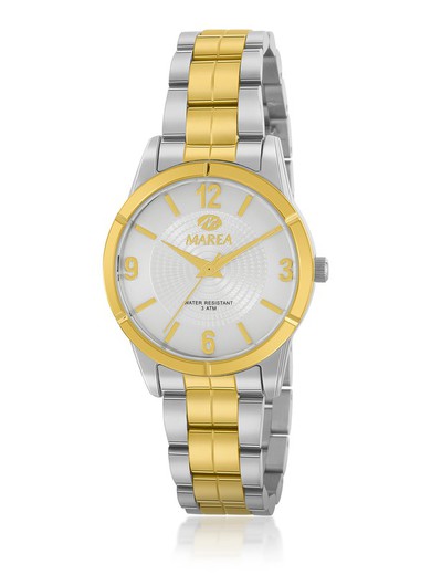 Reloj Marea Mujer B54234/3 Bicolor Plateado Dorado
