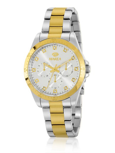 Reloj Marea Mujer B54260/3 Acero Bicolor Dorado Circonitas