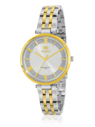 Reloj Marea Mujer B54268/5 Acero Bicolor Dorado