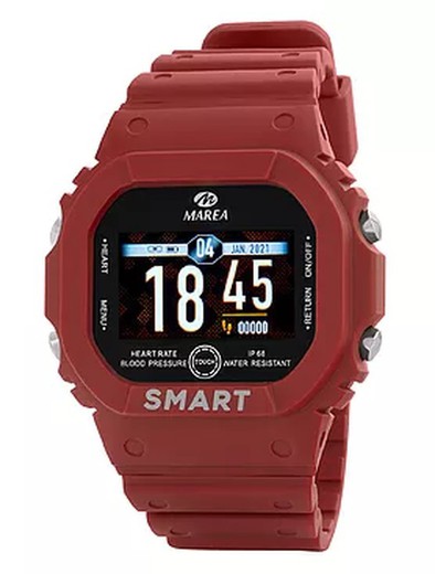 Marea Smartwatch B57008 / 3 Sport Czerwony