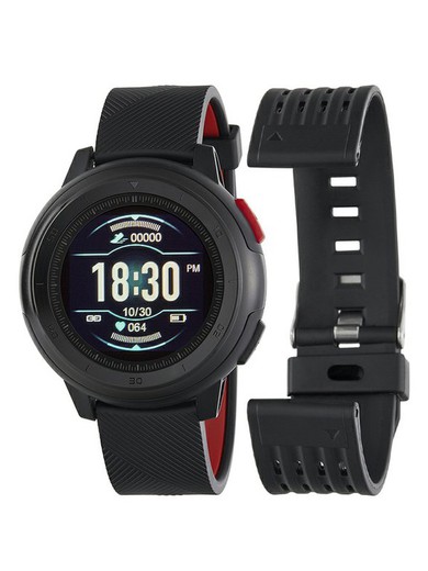 Reloj Marea Smartwatch B58002/1 Negro Rojo