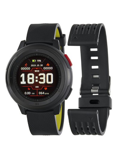 Relógio Marea Smartwatch B58002/3 Preto Amarelo