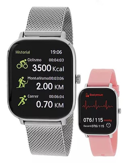 Marea Smartwatch B58009/3 Stalowy zegarek z matą