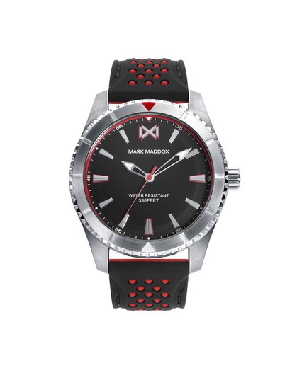 Relógio masculino Mark Maddox HC0119-57 esporte preto