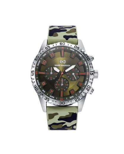 Męski zegarek Mark Maddox HC0124-64 Sport Camouflage