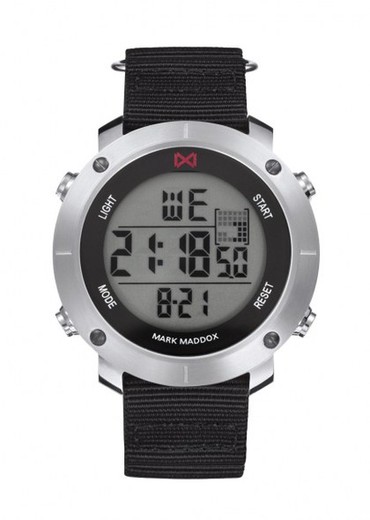 Relógio masculino Mark Maddox HC1006-50 digital preto
