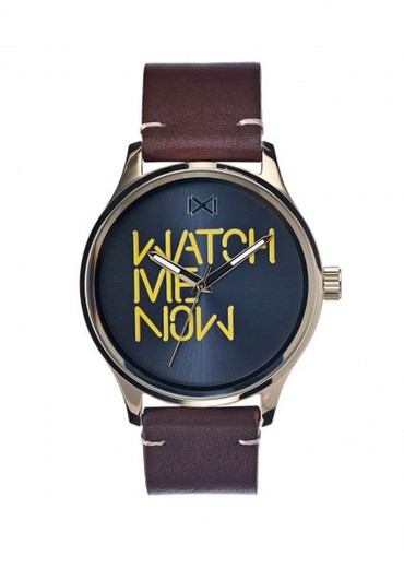 Mark Maddox Men's Watch HC7105-50 Brown Leather