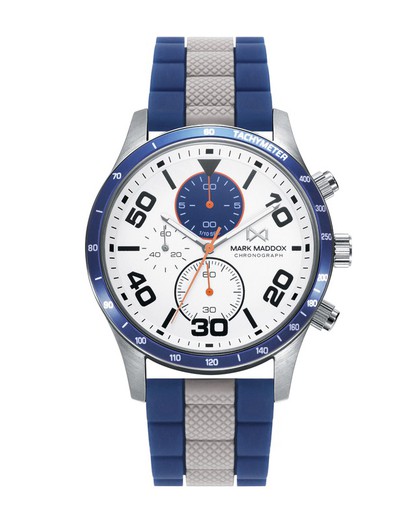 Ανδρικό ρολόι Mark Maddox HC7136-04 Sport Blue Grey