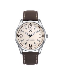 Mark Maddox Herrenuhr HC7143-24 Braunes Leder