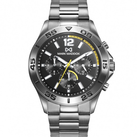 Relógio masculino Mark Maddox HM0114-55 cinza