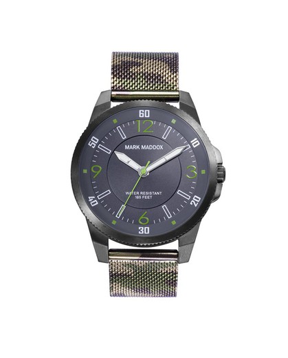 Mark Maddox Montre Homme HM0123-14 Camouflage Mat