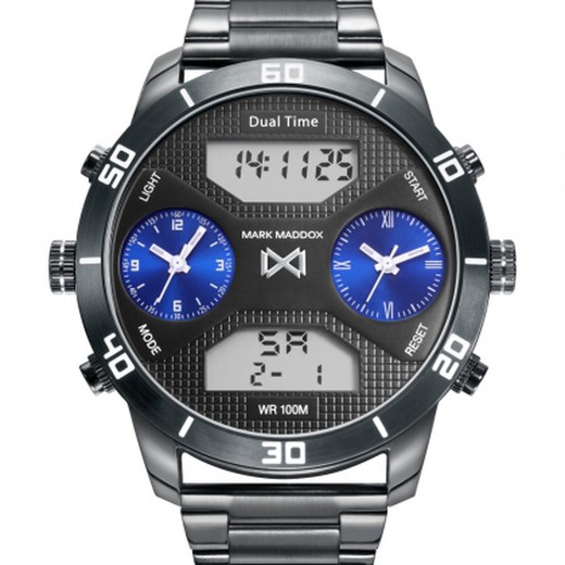 Relógio masculino Mark Maddox HM1004-50 cinza
