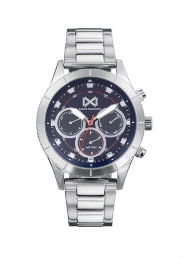 Ανδρικό ρολόι Mark Maddox HM7132-36 Steel