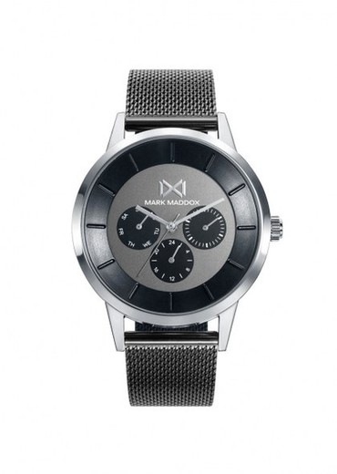 Orologio da uomo Mark Maddox HM7134-57 Mesh Black Mat