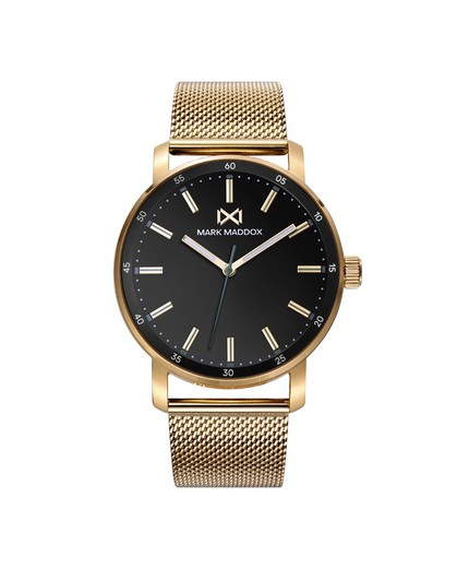 Reloj Mark Maddox Hombre HM7150-97 Dorado Esterilla
