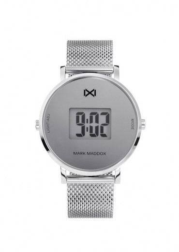 Montre Femme Mark Maddox MM0118-80 Digital Steel Mat