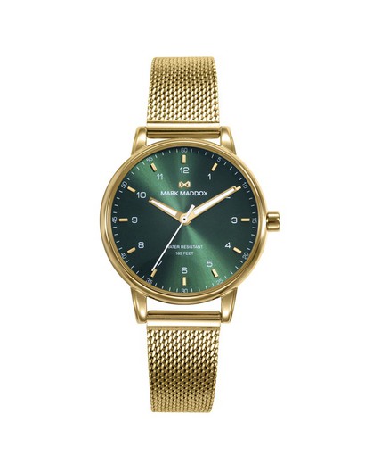 Reloj Mark Maddox Mujer MM1022-64 Greenwich Dorado