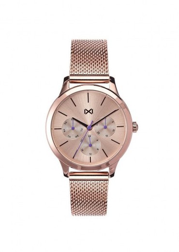 Montre Femme Mark Maddox MM7104-97 Rose Mat Mesh